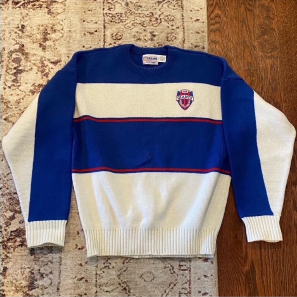 Rare!! Vintage Pro Line Cliff Engle Giants Sweater